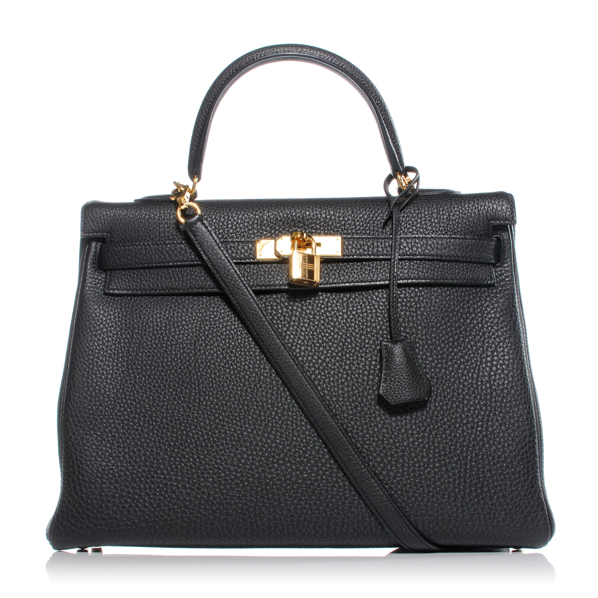 Hermes Togo Kelly 35 Souple Black 1 of 10