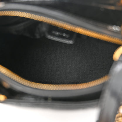 Christian Dior Patent Cannage Medium Lady Dior Black 5 of 14