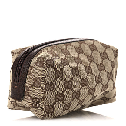 Gucci Monogram Large Cosmetic Case Brown 3 of 12