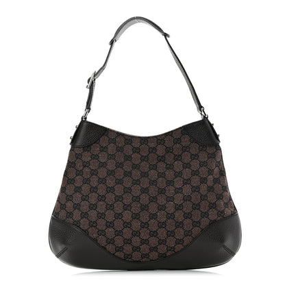 Gucci Monogram Small Princy Hobo Dark Brown 1 of 11