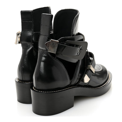 Balenciaga Brushed Calfskin Ceinture Ankle Boots 36.5 Black 4 of 9