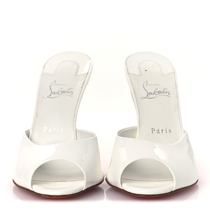 Christian Louboutin Patent Me Dolly 100 Sandals 40 White 3 of 13