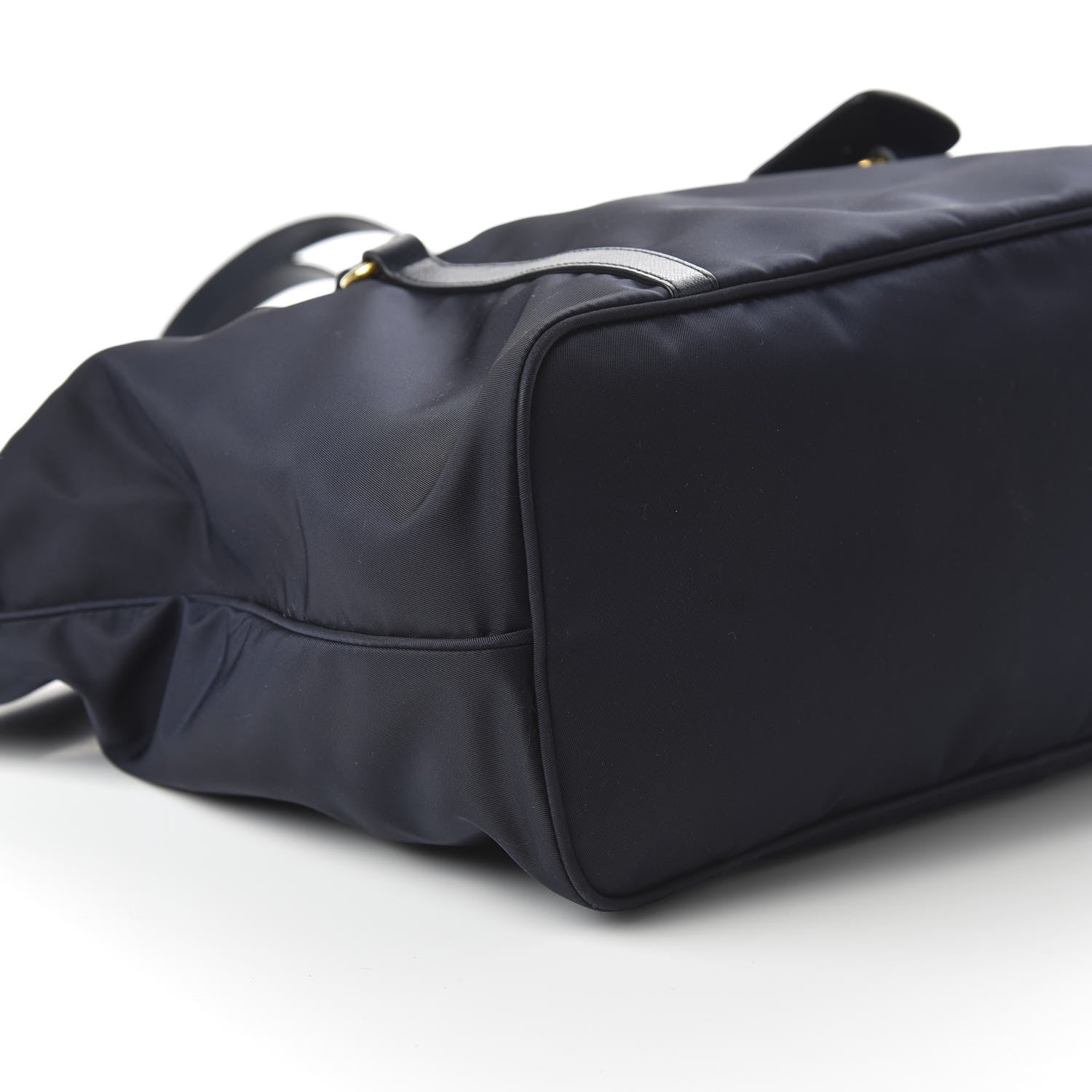 Prada Tessuto Nylon Saffiano Tote Baltico 6 of 9