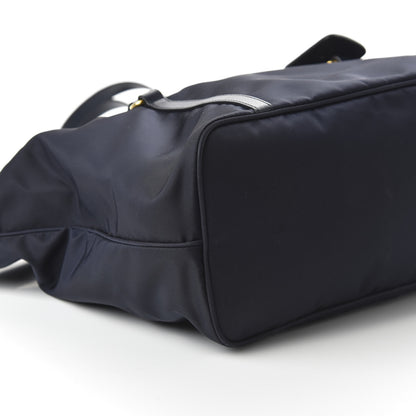 Prada Tessuto Nylon Saffiano Tote Baltico 6 of 9