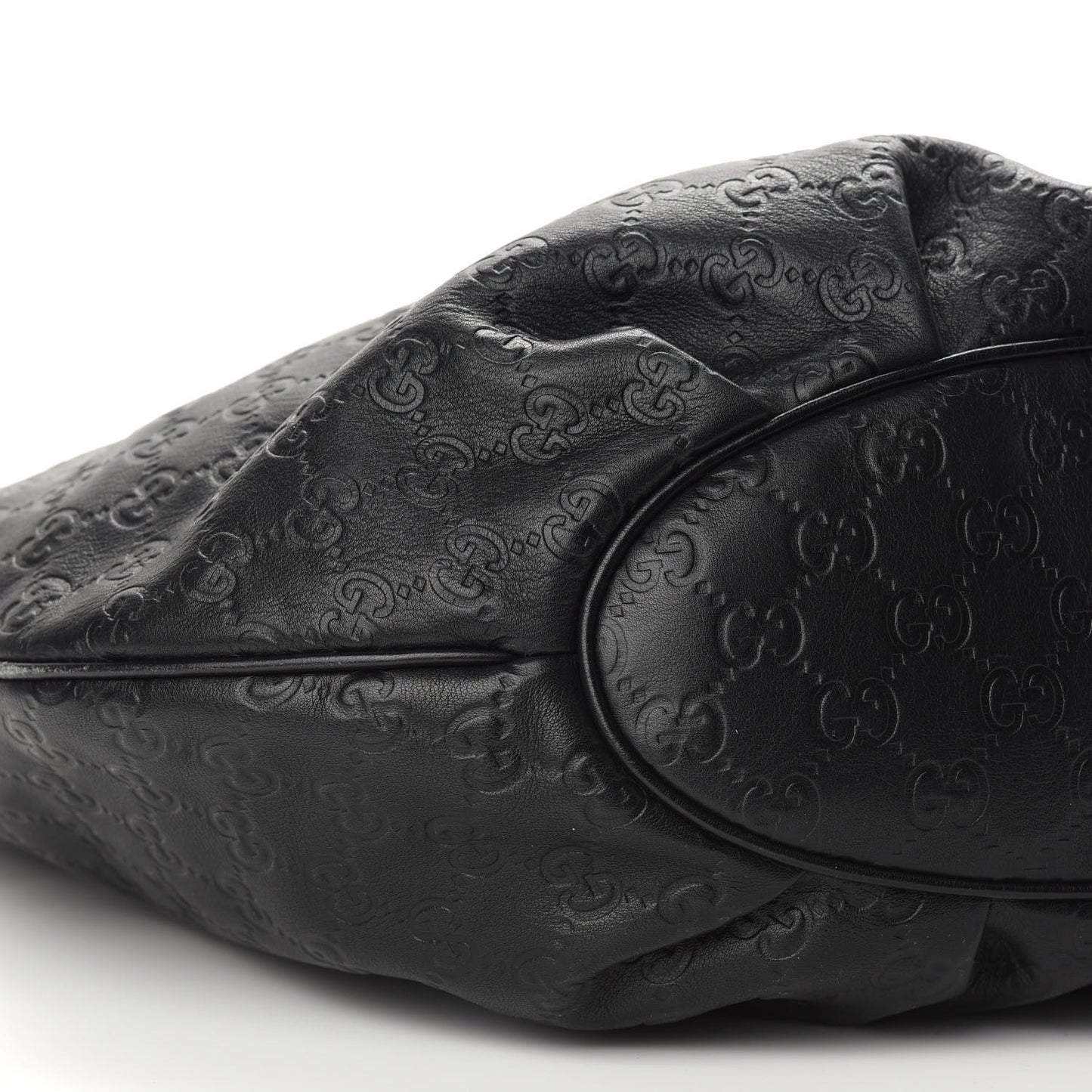 Guccissima Pelham Medium Hobo Black