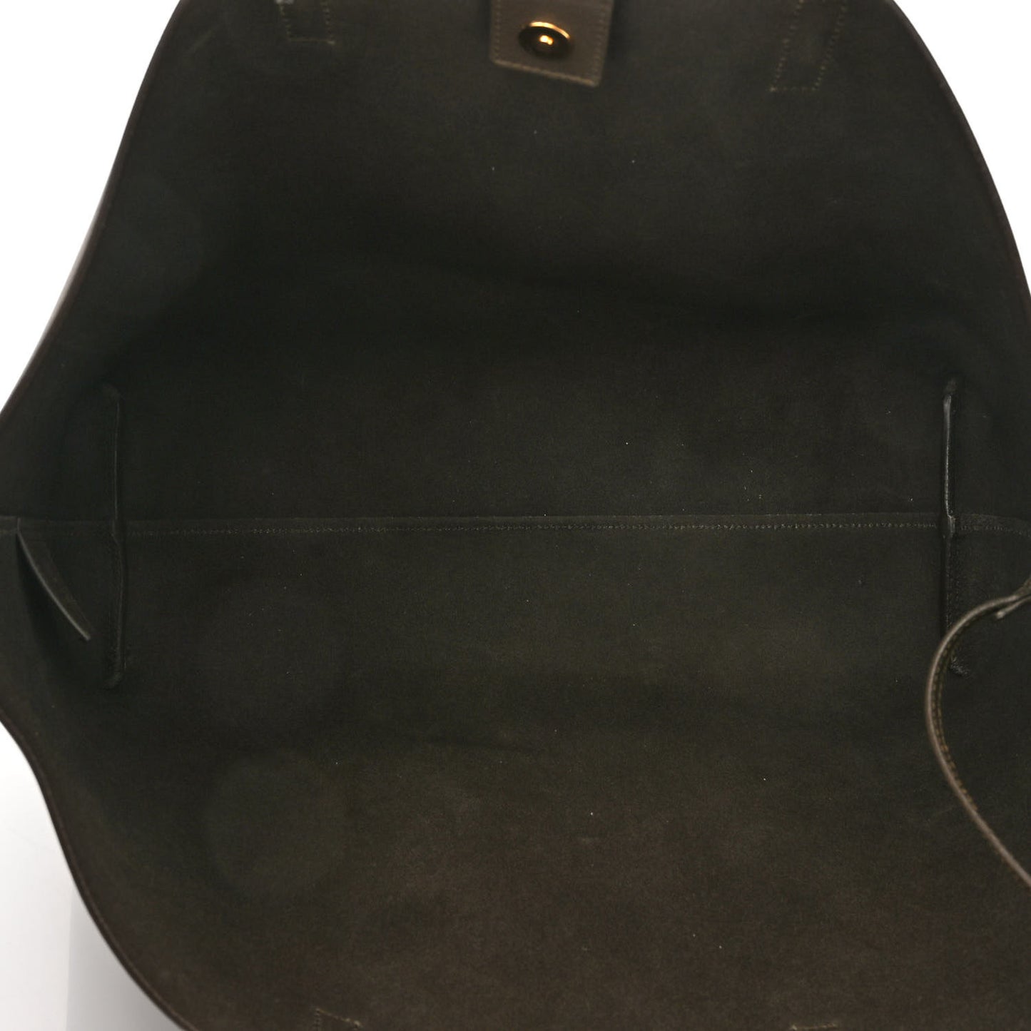 Calfskin Large Shopping Tote Dark Green