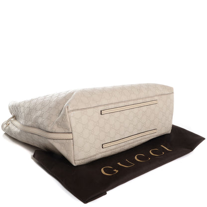 Gucci Guccissima Large Gifford Shopping Tote Off White 4 of 7