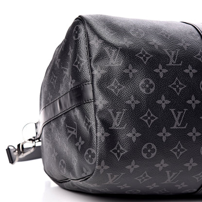 Louis Vuitton Monogram Eclipse Keepall Bandouliere 45 9 of 16