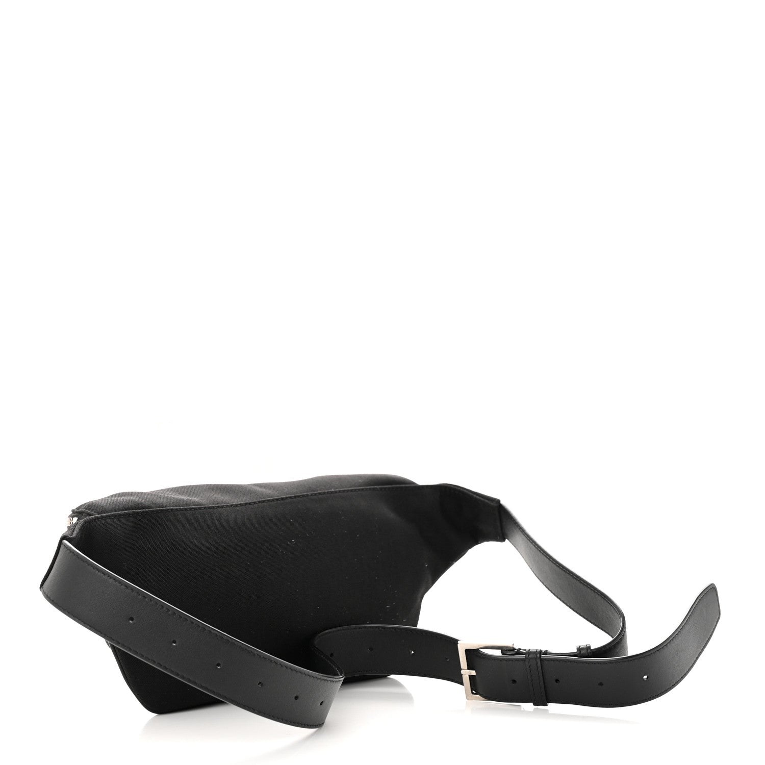 Saint Laurent Canvas Monogram Belt Bag Black 3 of 10