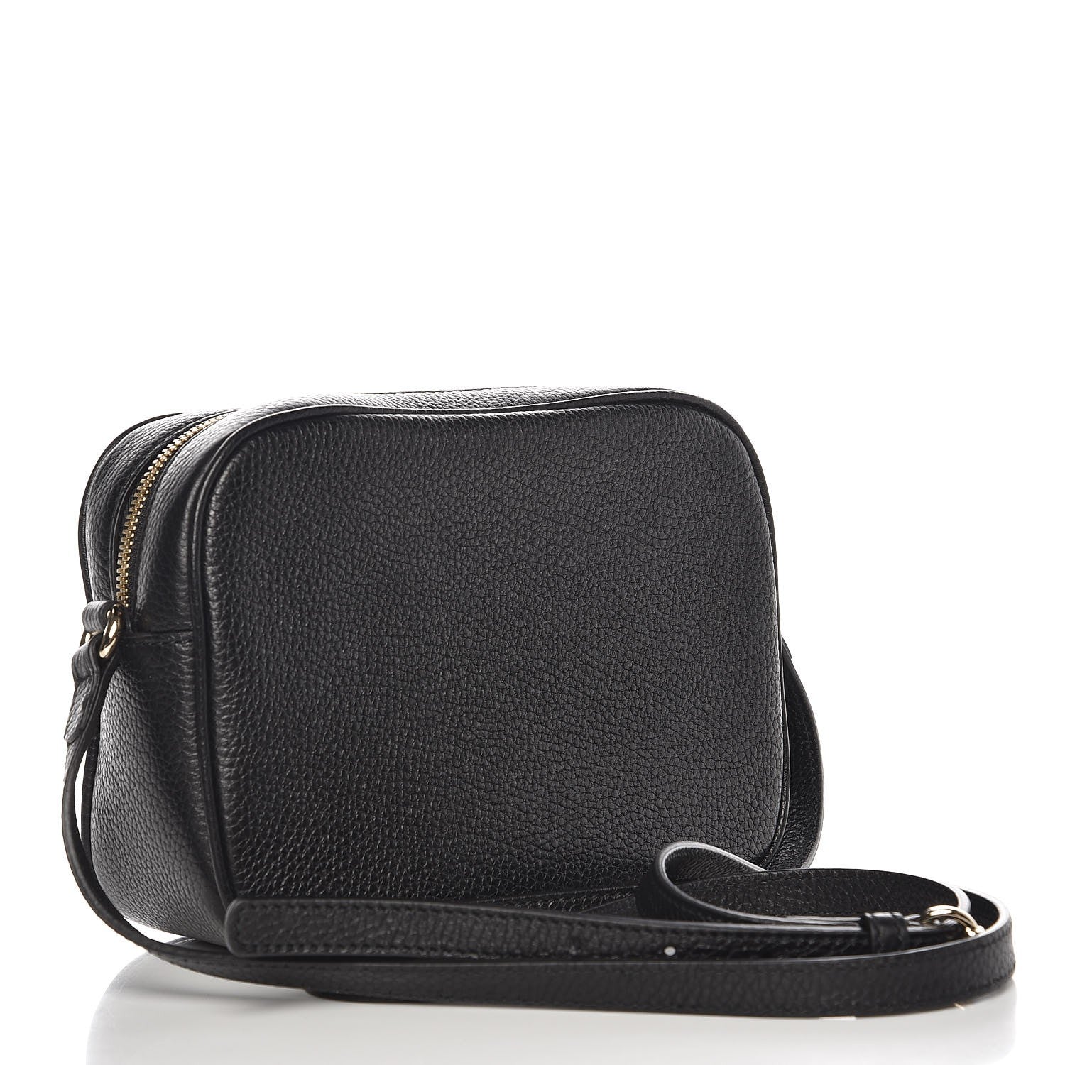 Gucci Pebbled Calfskin Small Soho Disco Bag Black 3 of 7
