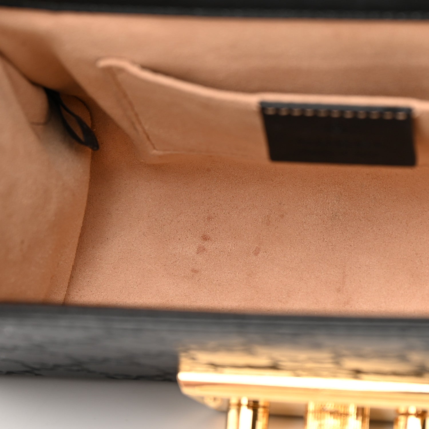 Gucci Guccissima Small Padlock Shoulder Bag Black 11 of 14