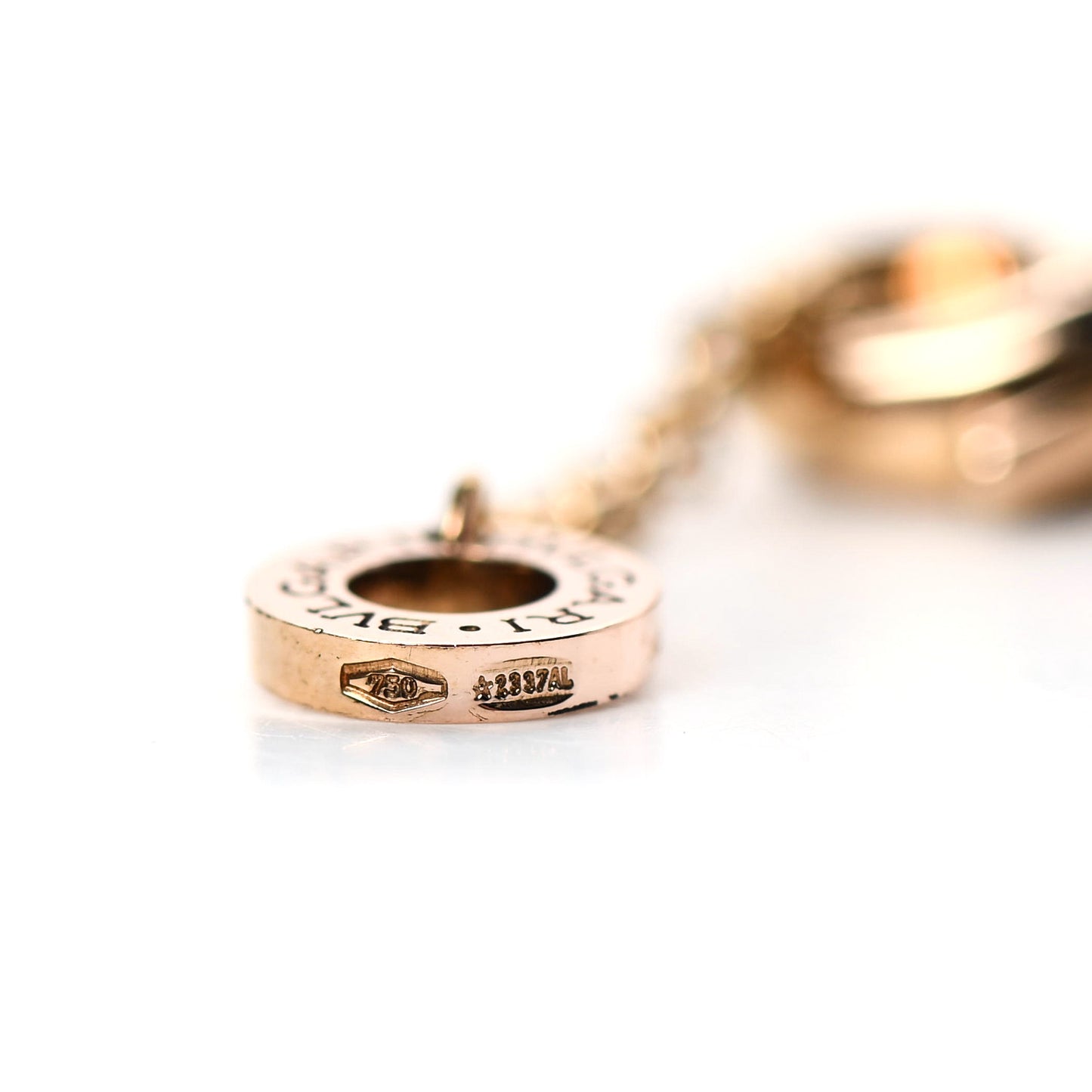 18K Rose Gold B.Zero1 Pendant Necklace