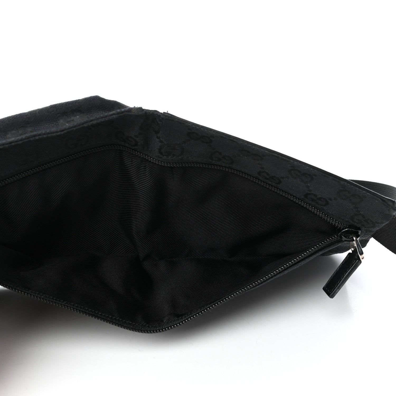 Gucci GG Monogram Double Pocket Belt Bag Black 5 of 11