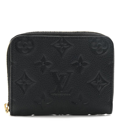 Louis Vuitton Empreinte Zippy Coin Purse Black 1 of 10