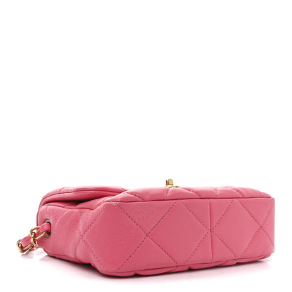 Chanel Lambskin Plexiglass Quilted Coco Love Mini Flap Pink Pink 4 of 11
