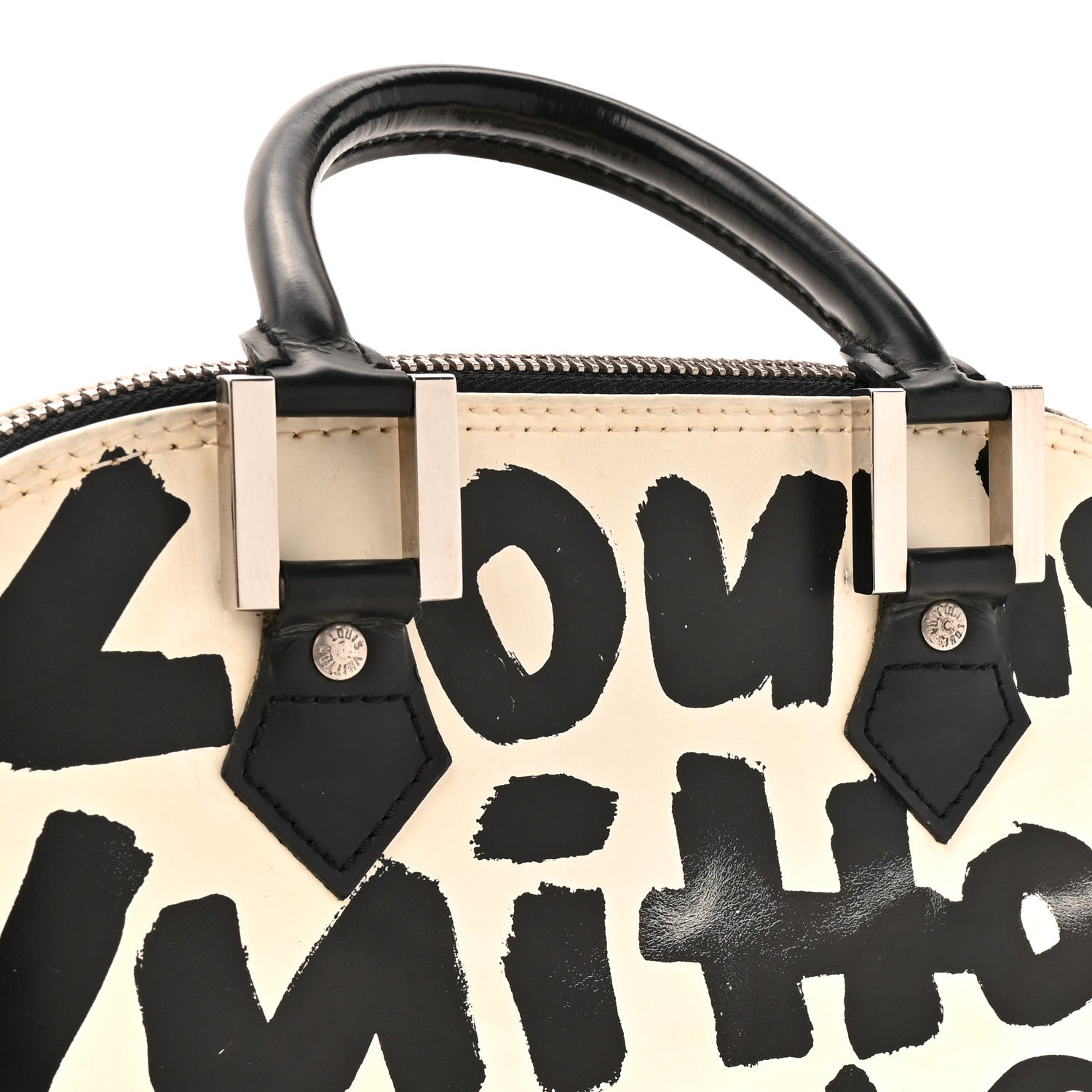 Louis Vuitton Graffiti Alma MM Black 10 of 14