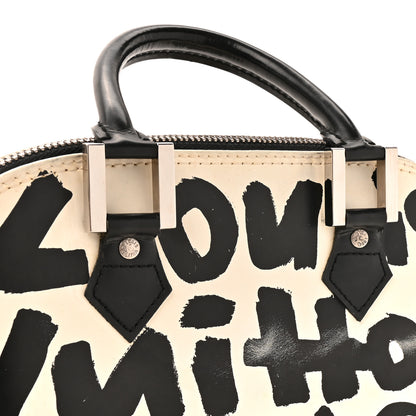 Louis Vuitton Graffiti Alma MM Black 10 of 14
