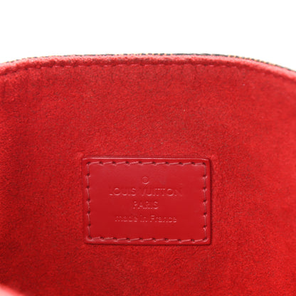 Louis Vuitton Damier Ebene Caissa Hobo Cherry 6 of 11