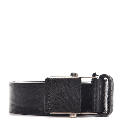 Gucci Mens Calfskin Belt 95 38 Black 1 of 5