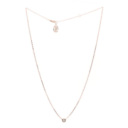 Cartier 18K Pink Gold Diamond SM D'Amour Pendant Necklace 3 of 6