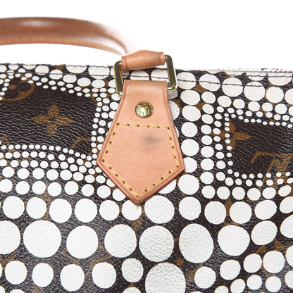 Louis Vuitton Monogram Kusama Town Speedy 30 White 13 of 15