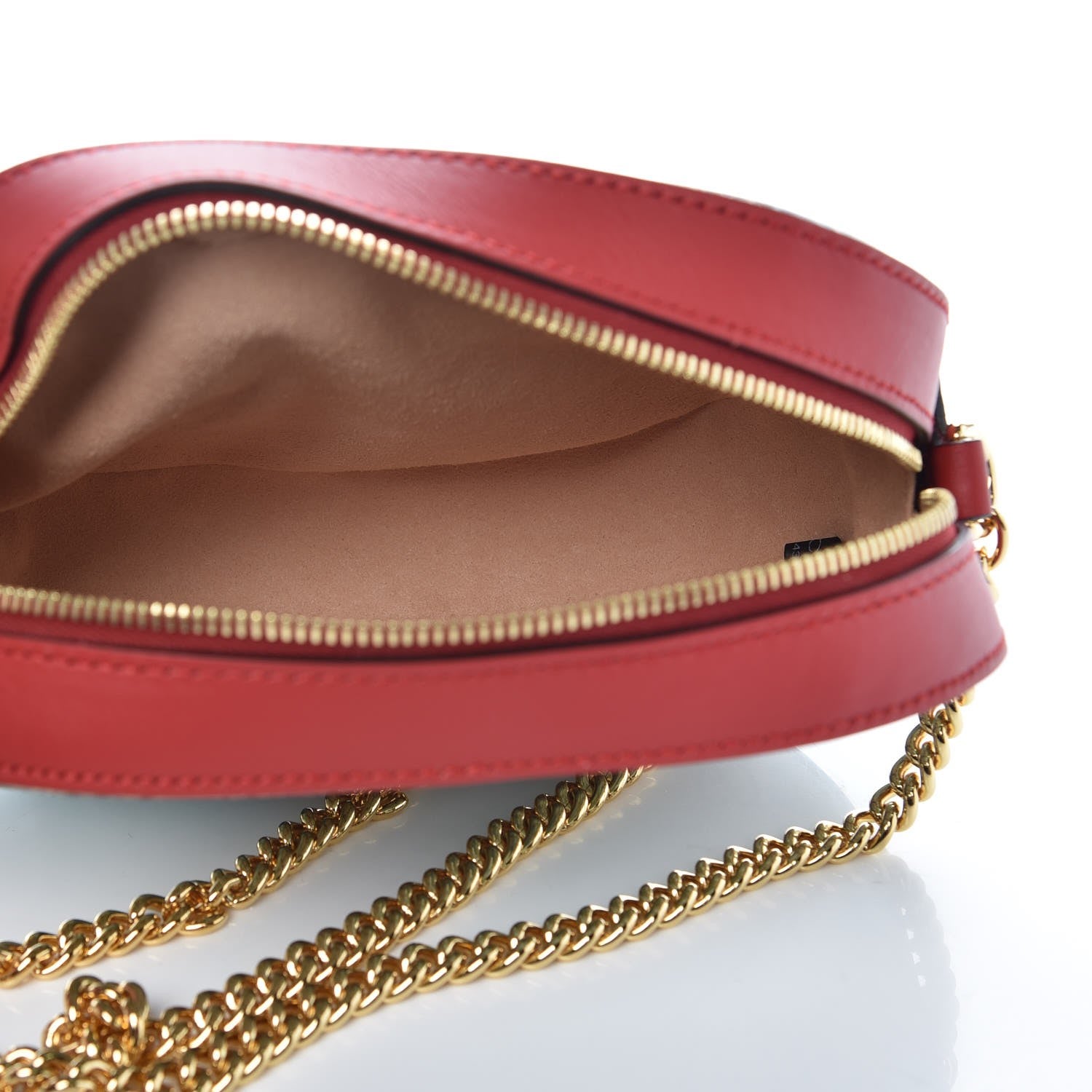 Gucci GG Supreme Monogram Blooms Mini Chain Shoulder Bag Beige Blue Navy Hibiscus Red 5 of 7