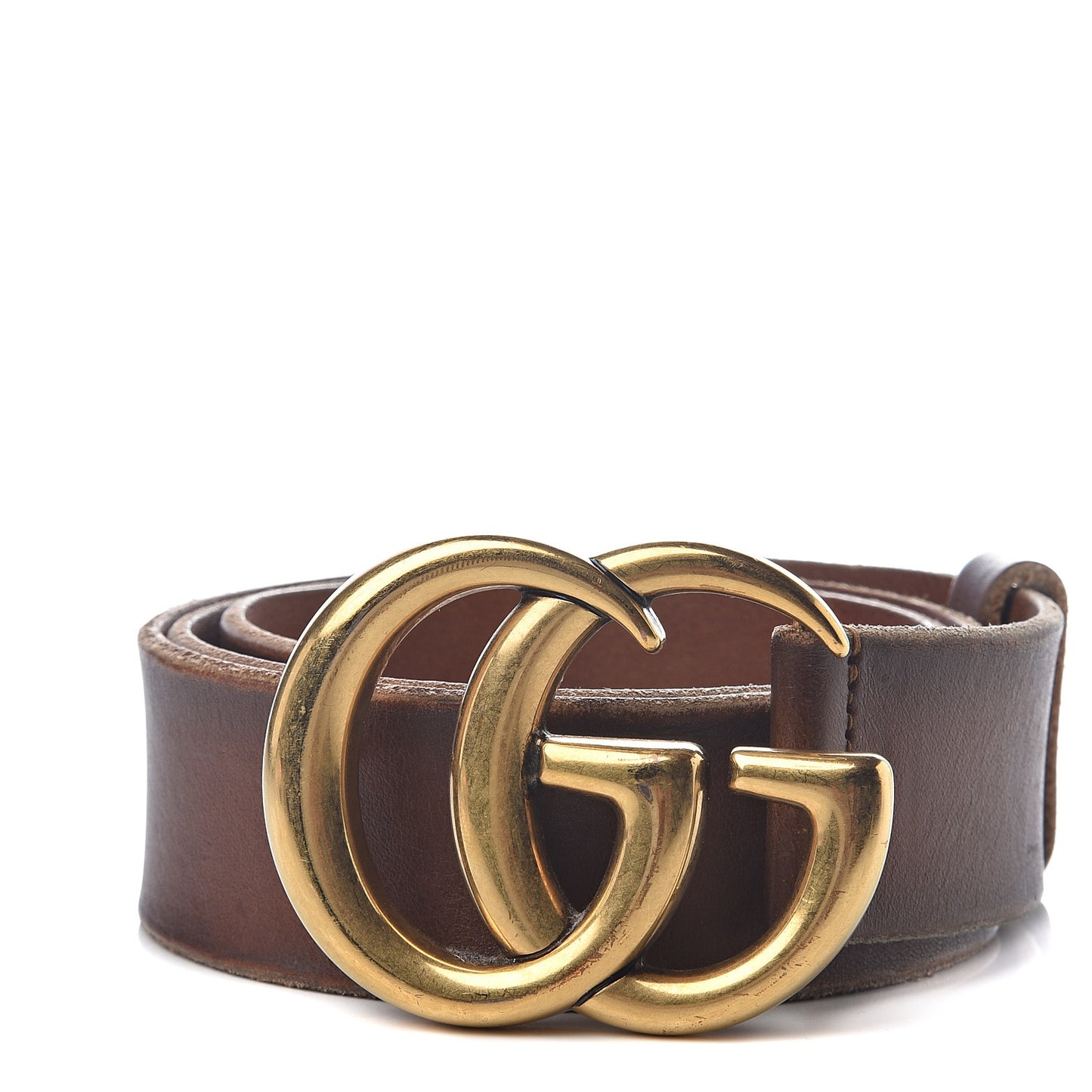 Faded Calfskin Double G 40mm Belt 80 32 Cuir