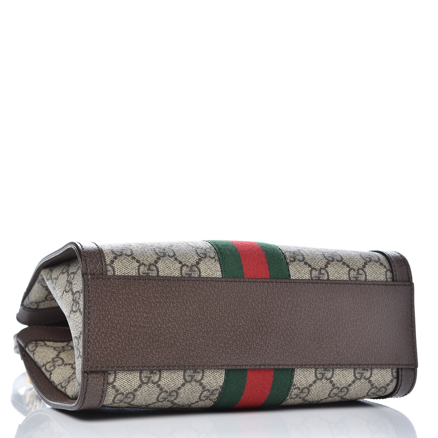 GG Supreme Monogram Small Ophidia Tote Bag Brown