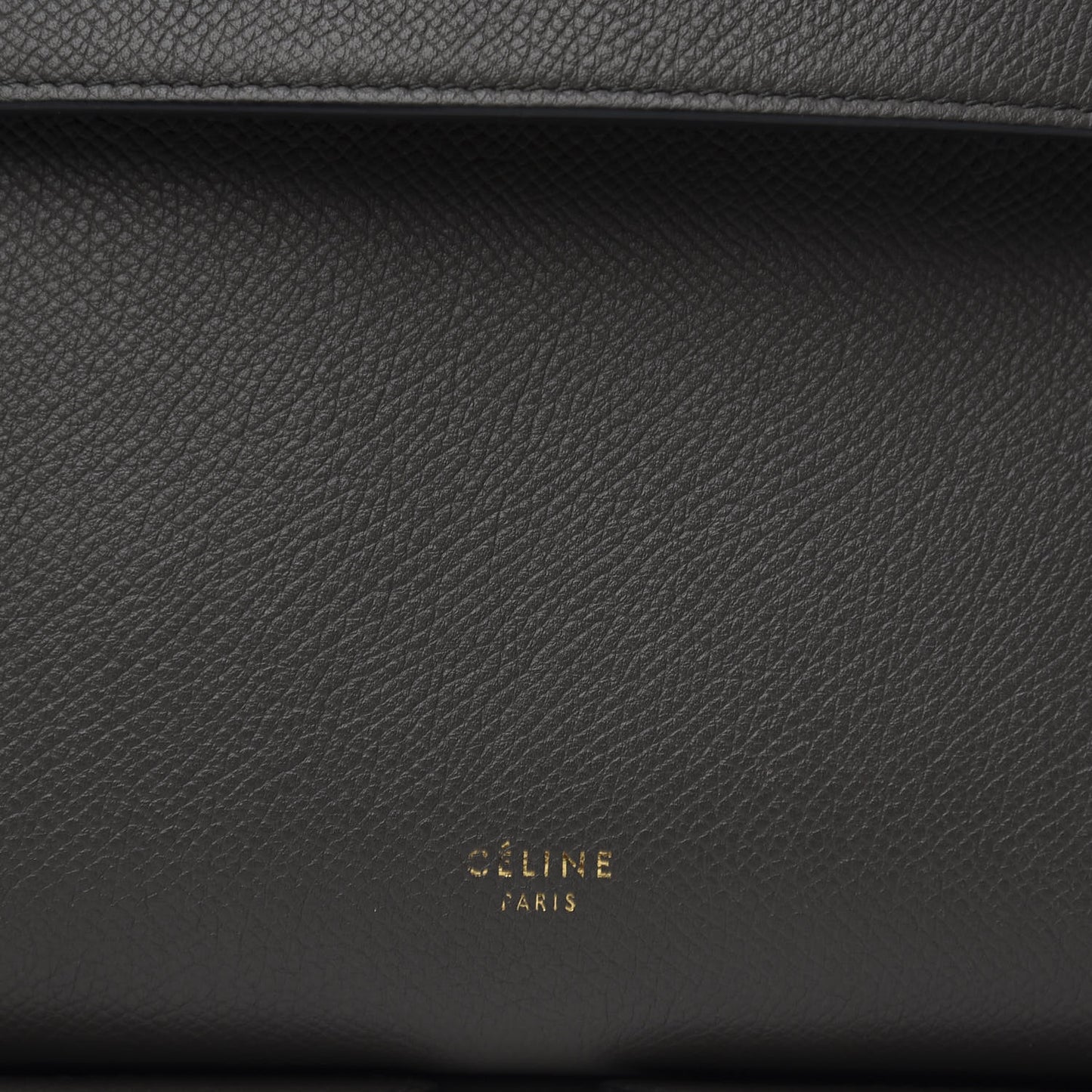 Baby Grained Calfskin Micro Belt Bag Grey