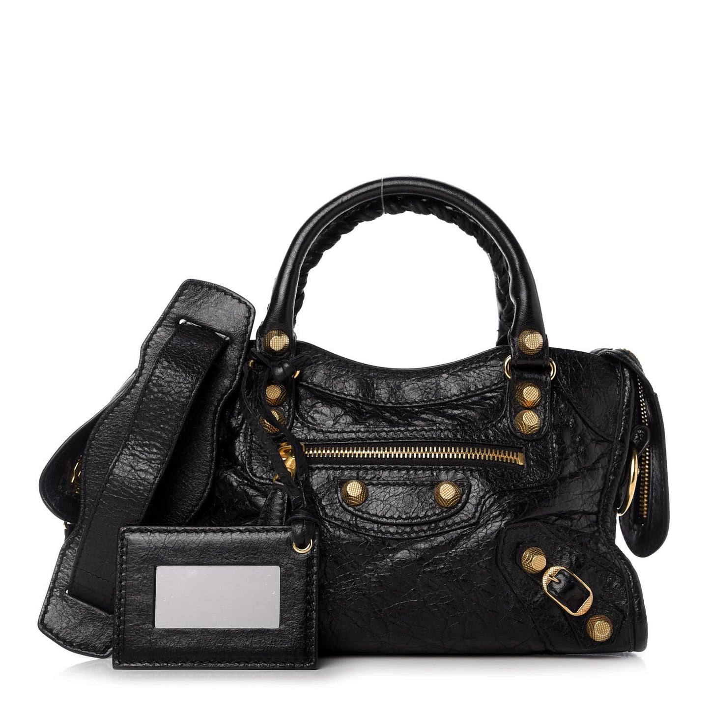 Agneau Giant 12 Gold Hardware Mini City Black