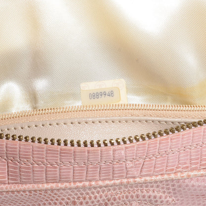 Chanel Quilted Lizard Tassel Camera Case Pink 7 of 8
