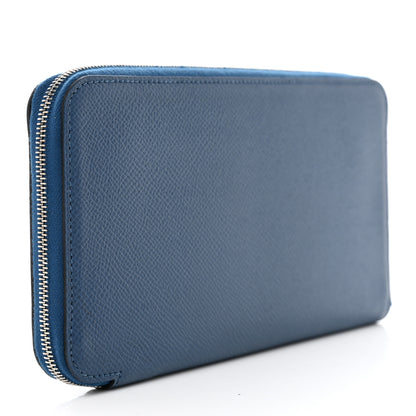 Hermes Epsom Silk'In Wallet Deep Bleu 3 of 8