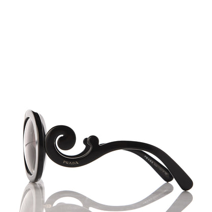 Prada Baroque Sunglasses SPR 27N Black 3 of 7