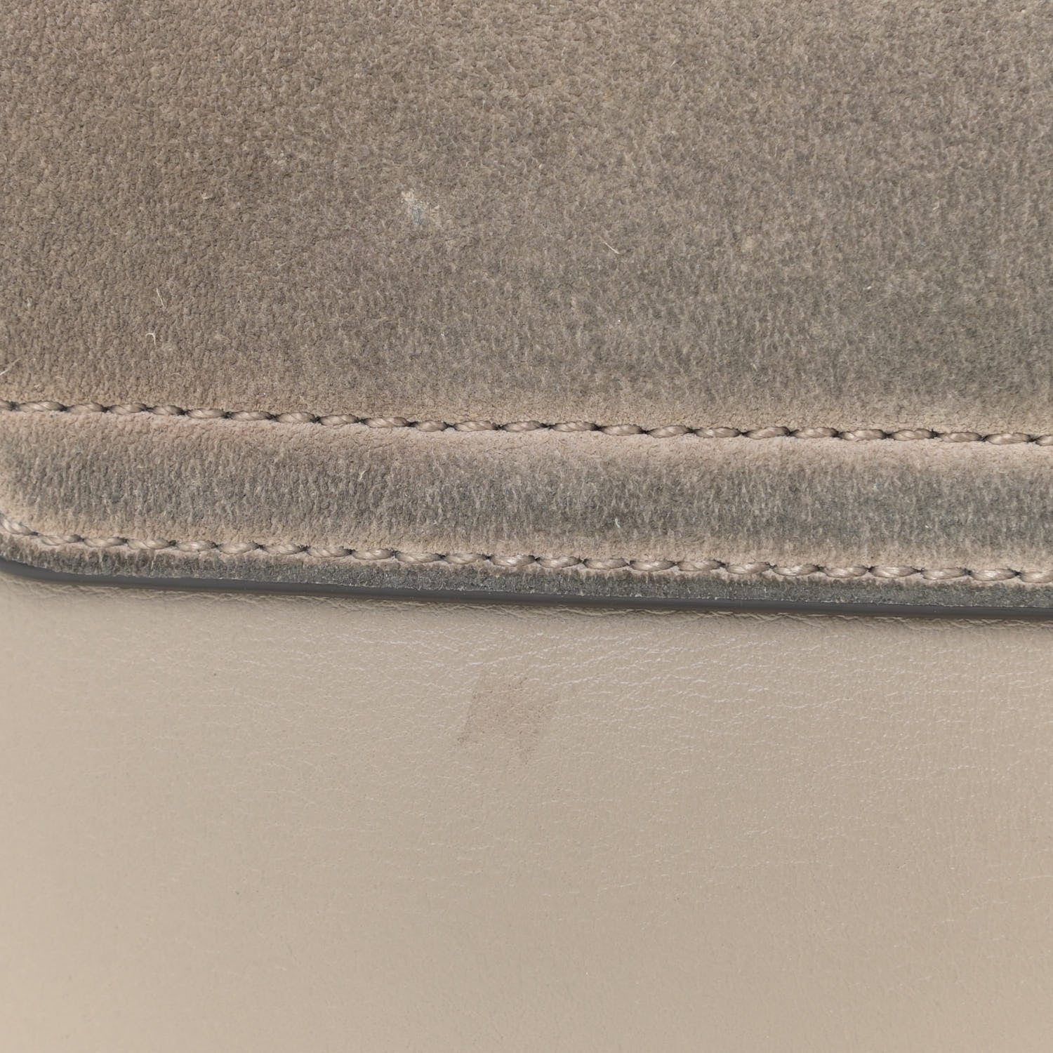Chloe Suede Calfskin Small Faye Shoulder Bag Motty Grey 18 of 18