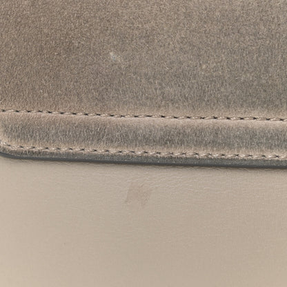 Chloe Suede Calfskin Small Faye Shoulder Bag Motty Grey 18 of 18