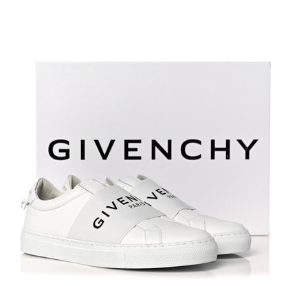 Givenchy Calfskin Band Logo Womens Urban Street Sneakers 37.5 White 11 of 11