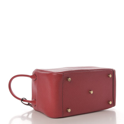 Hermes Taurillon Clemence Lindy 26 Rouge Casaque 4 of 10