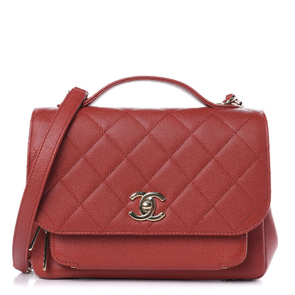 Chanel Caviar Quilted Medium Business Affinity Flap Red 1 of 9