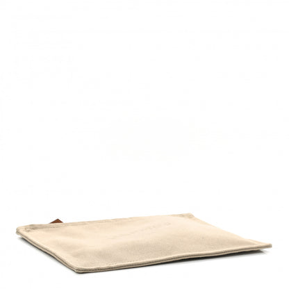 Hermes Toile Flat Yachting Pouch Gris Fonce 4 of 9