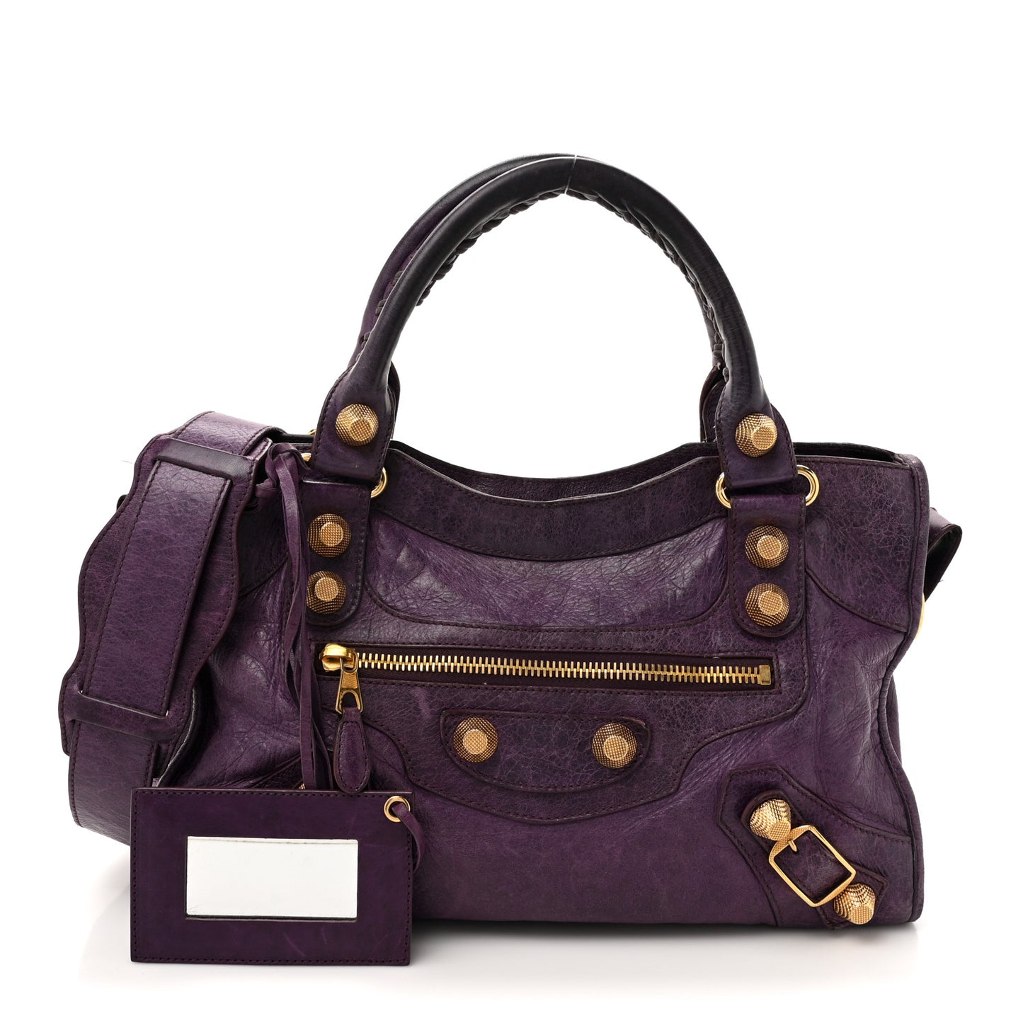 Agneau Giant 21 Gold Hardware City Raisin