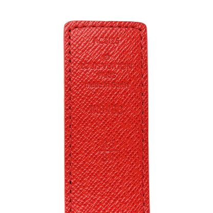 Louis Vuitton Calfskin Monogram 30mm LV Initiales Reversible Belt 95/38 Coquelicot 3 of 5