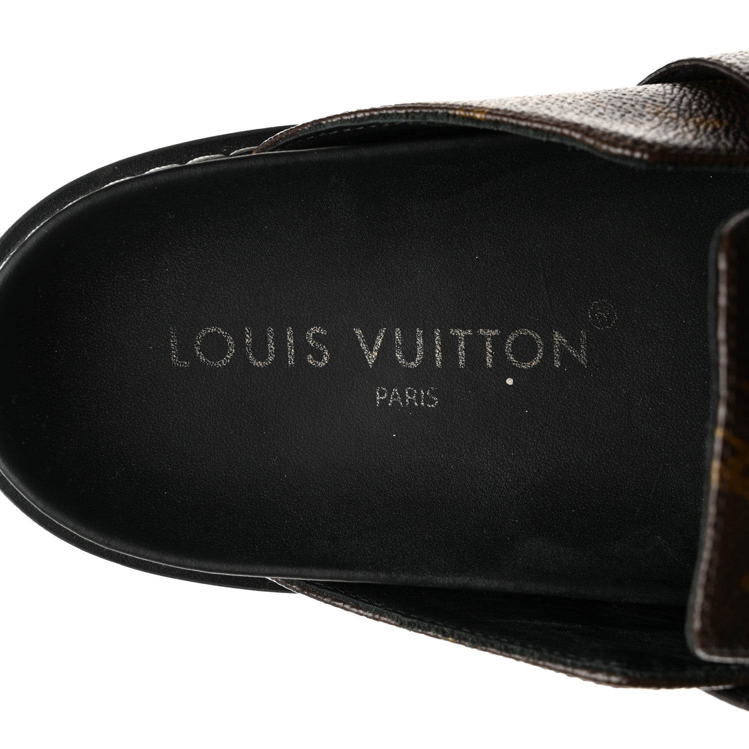 Louis Vuitton Patent Monogram Womens Cosy Flat Comfort Clog Mules 40 Brown 6 of 9