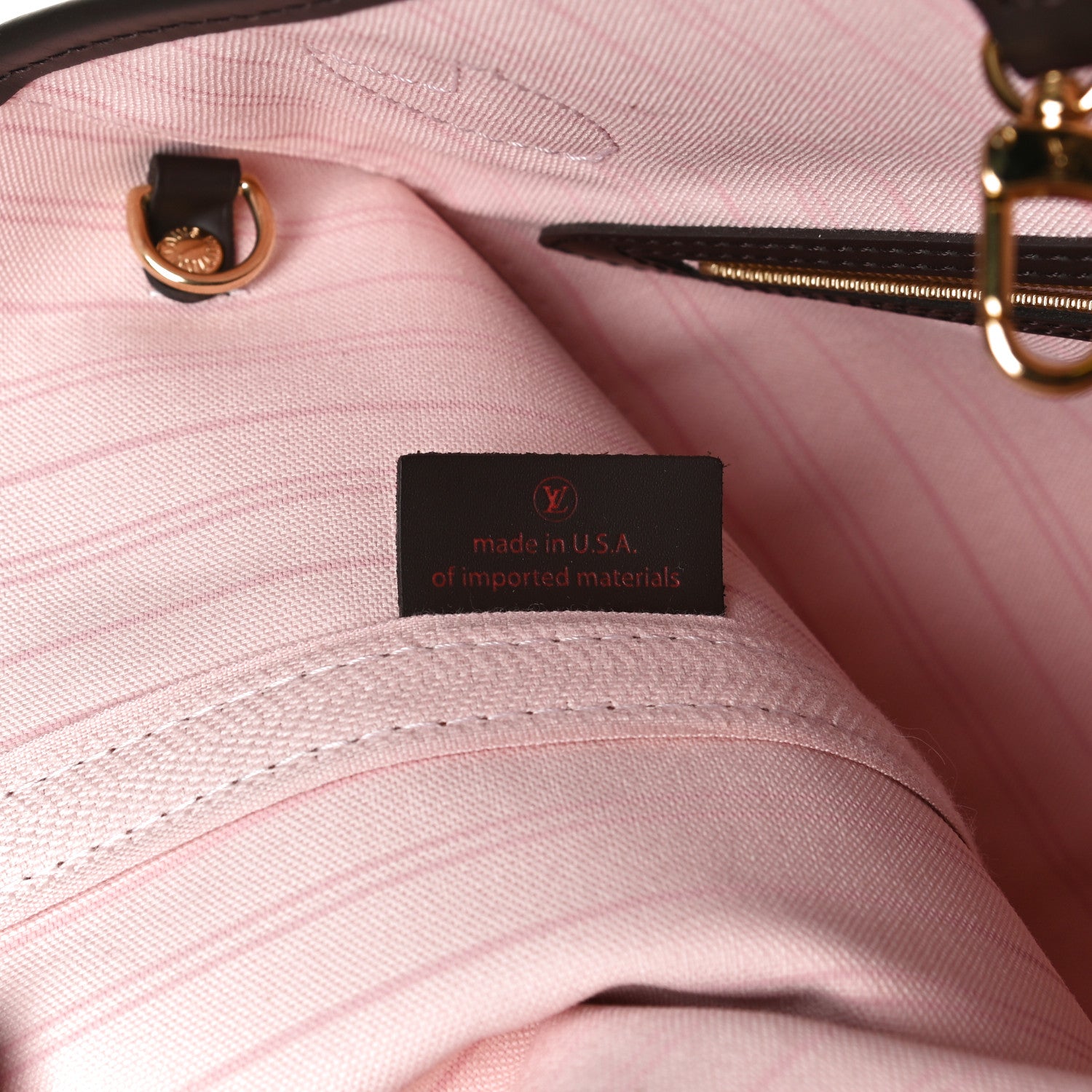 Louis Vuitton Damier Ebene Neo Neverfull MM Rose Ballerine 9 of 23