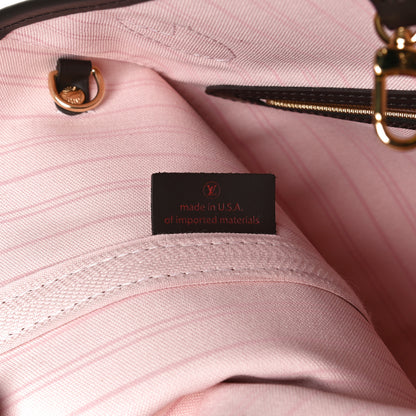Louis Vuitton Damier Ebene Neo Neverfull MM Rose Ballerine 9 of 23