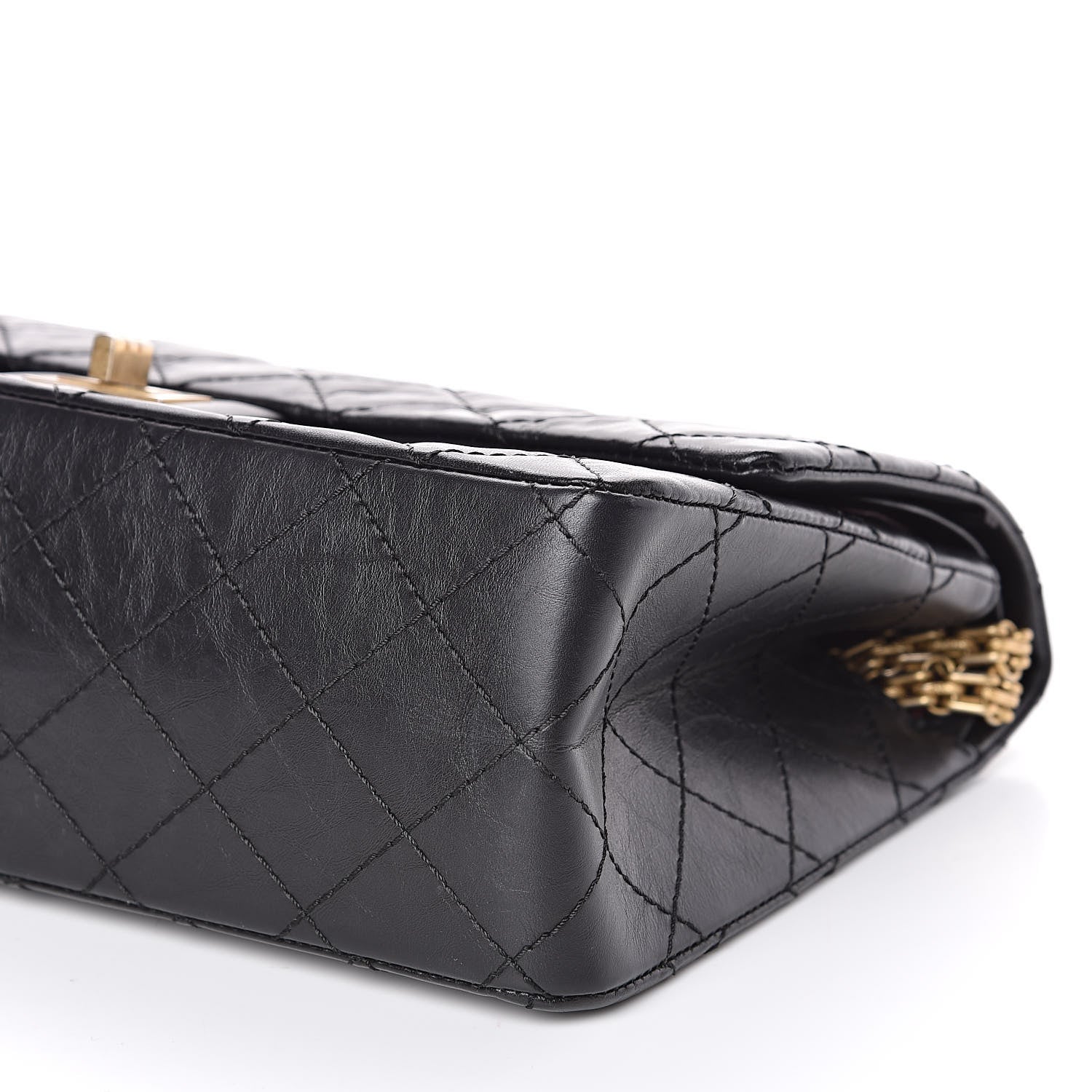 Chanel Aged Calfskin Quilted 2.55 Reissue 226 Flap Black 11 of 13