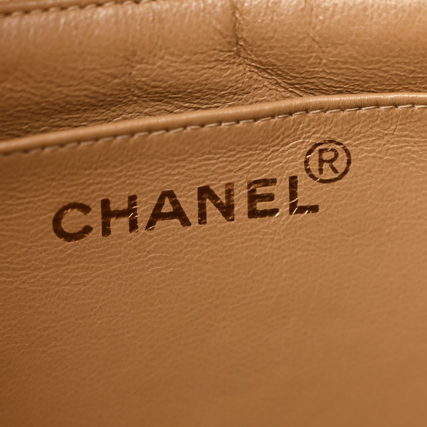 Chanel Lambskin Quilted Small Single Flap Beige 6 of 14