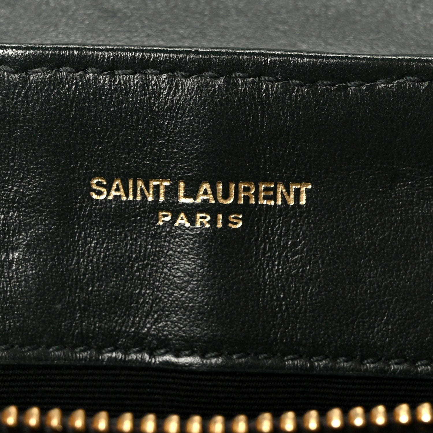 Saint Laurent Calfskin Y Quilted Monogram Small Loulou Chain Satchel Olive 7 of 12