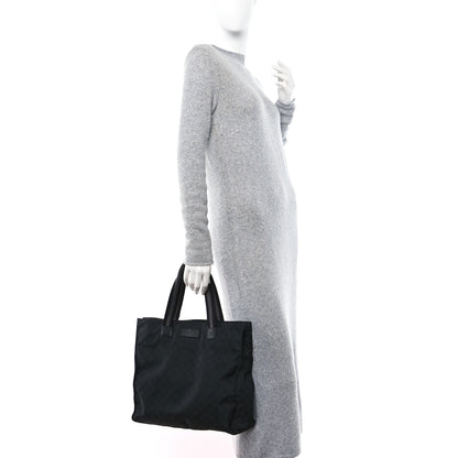 Gucci Nylon Monogram Tote Black 2 of 11