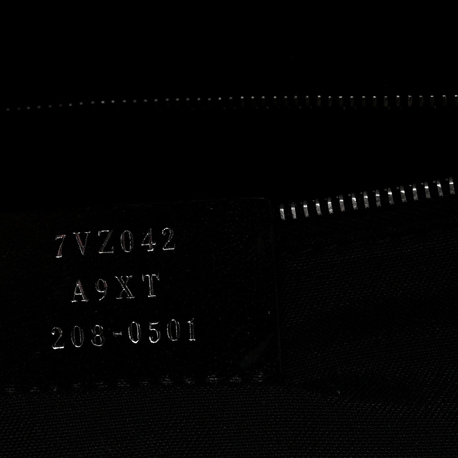Fendi Glazed Fabric Nylon FF 1974 Diagonal Pouch Pocket Backpack Tobacco Moresco Black 7 of 10