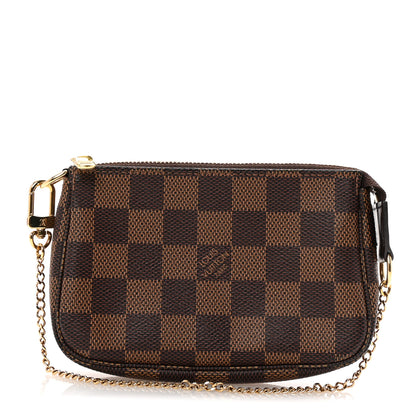 Louis Vuitton Damier Ebene Mini Pochette Accessories 1 of 8
